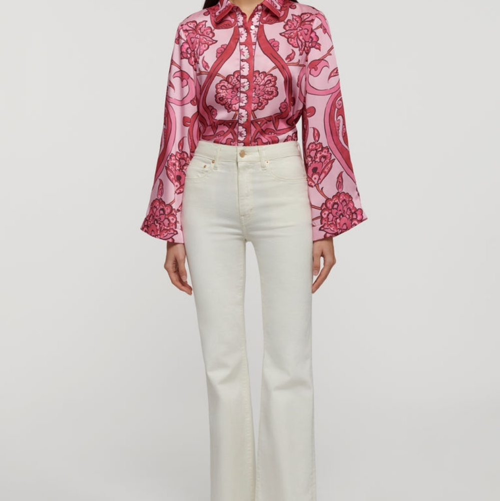 Derek Lam 10 Crosby Crosby High Rise Flare Jeans